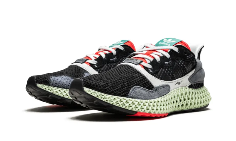 More Adidas Shoes ZX 4000 4D 'Black Onix'